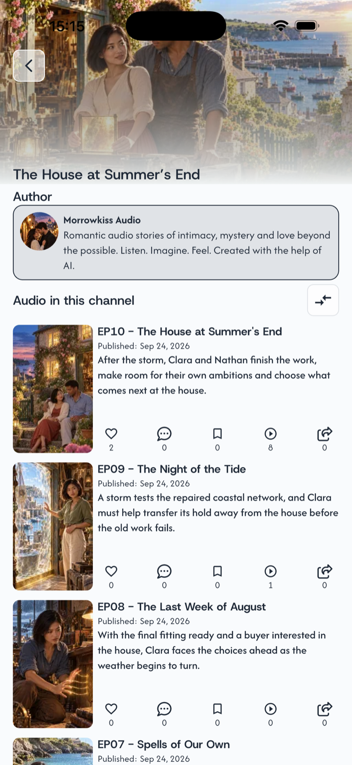 Fanlify content discovery screen