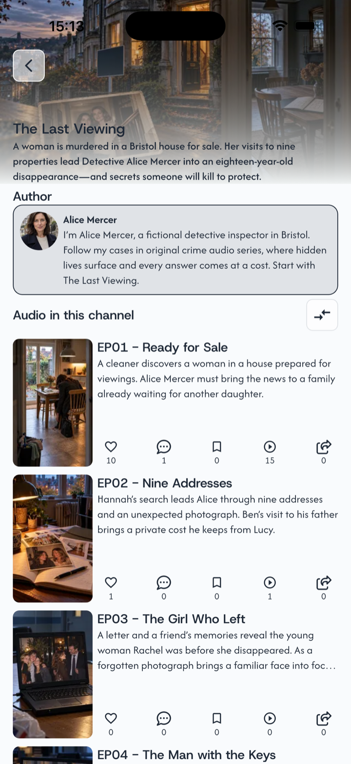 Fanlify immersive content feed