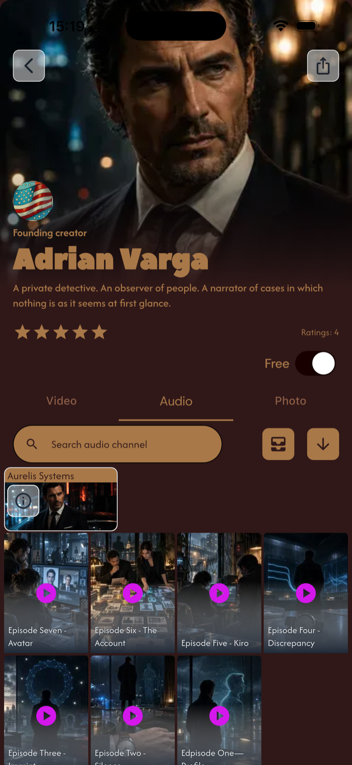 Adrian Varga — creator profile in Fanlify